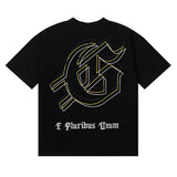 Godspeed T Shirts Spacesuit Pyramid Printing Cotton Casual Crew Neck Short Sleeve Men and Women