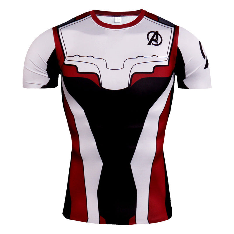 Marvel T Shirt Marvel Reconnection 4 Quanta Combat Clothes Short Sleeve T-shirt