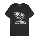 Palm Angels T Shirts Palm Angels Sketch Printed Short Sleeve T-shirt