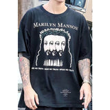 Marilyn Manson T Shirt Fog Loose Style T-shirt