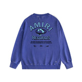 Amiri Distressed Sweatshirt Printed Trendy Pure Cotton