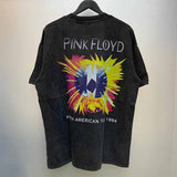SAINT MICHAEL Vintage T Shirt Pink Floyd Band Short Sleeve