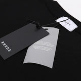 Rhude T Shirt Micro Label Alphabet Art Abstract Short Sleeve T-Shirt