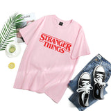 Stranger Things T Shirt Letter Print Short-Sleeve T-shirt Women's Bottoming Shirt