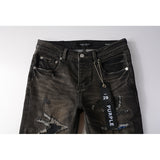 Purple Brand Jeans Pure Cotton High Street Trend #9080