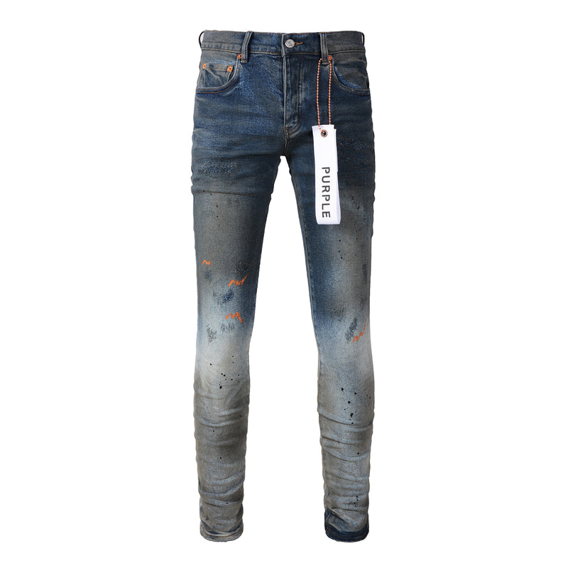Purple Brand Jeans Pure Cotton High Street Trend #9009