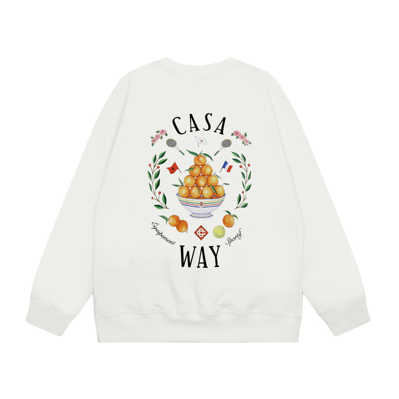 Casablanca Sweatshirts Autumn and Winter Sweater Men