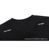 C.e t shirts black and white creative photo men's and women's short sleeves