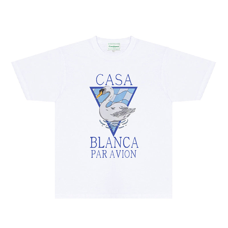 Casablanca T Shirts Fashion Print Street