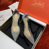 Louboutin-style red bottom shoes pure original high quality cl red bottom pure lust style high heels women's shoes - size high heels sandals banquet single product classy