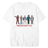 Stranger Things T Shirt Spring and Summer Loose Men's Short-Sleeved T-shirt with round Neck