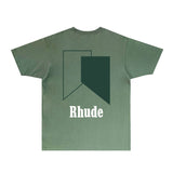 Rhude T Shirts Printed Trendy Pure Cotton