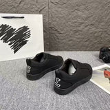 Louboutin-style red bottom shoes cl red bottom spring men's shoes fashion sneakers low anklek-style trendy black warrior shoes men's soft bottom casual black shoes