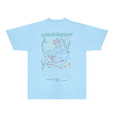 Casablanca T Shirts Fashion Print Street
