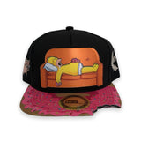 Trendy flat brimmed hat fall and winter cartoon difuzed