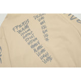 Vlone Hoodie Autumn and Winter Signature Big V Letter