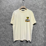 Amiri t shirts king cobra gold printing short sleeve