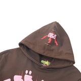 Sp5der Hoodie Cobweb Puff Print Pure Cotton