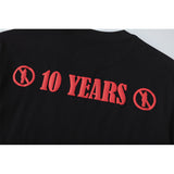 Travis Scott T Shirts FW24 DAYS BEFORE RODEO surrounding retro five-pointed star T-shirt short sleeves