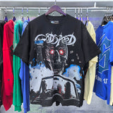 Godspeed T Shirts Driving Movie Skull Printing Cotton Casual Short Sleeves Men and Women