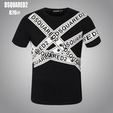 Dsq2 T Shirt Casual Sports Printed Short Sleeve Summer Men