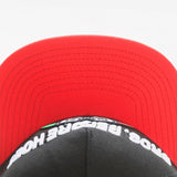 Trendy flat brimmed hat adjustable