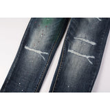 Purple Brand Jeans Pure Cotton High Street Trend