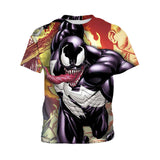 Marvel T Shirt Men's Short Sleeve Printed T-shirt Casual Fashion