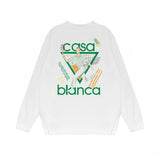 Casablanca Long sleeve T-shirt Printed loose T-shirt