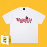 Drew T Shirts Short Sleeve English Printed T-shirt