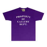 Gallery Dept T Shirt Retro Printed Loose Short-Sleeved Shirt