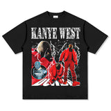 Kanye West red jacket T-shirt
