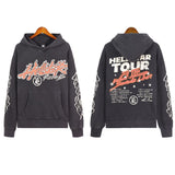 HS Hoodie & Pants Vintage Washed Old Hooded Sweater Hoodie