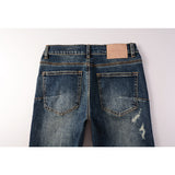 Purple Brand Jeans Pure Cotton High Street Trend #9096