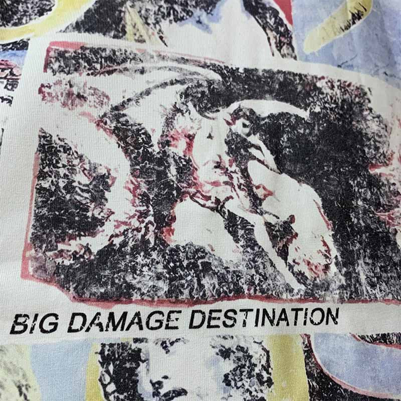 SAINT MICHAEL Vintage T Shirt Direct Spray Short Sleeve