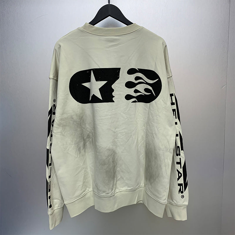 HS Hoodie Retro Printed Loose Autumn and winter