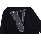 Vlone Hoodie autumn and winter big V pattern hooded sweater