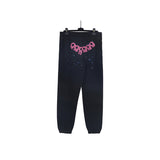 Sp5der Sweatpants Cobweb Puff Print Pure Cotton