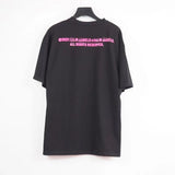 Palm Angels T Shirts Short Sleeve Printed Men And Women Loose Casual