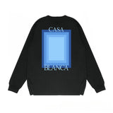 Casablanca Long sleeve T-shirt Portal Printed Cotton Crew Neck