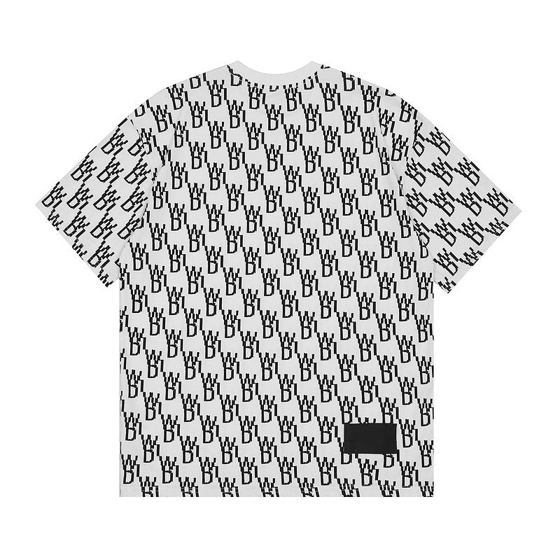 We11 Done T Shirts Logo Pattern Summer Casual Men and Women Same Style