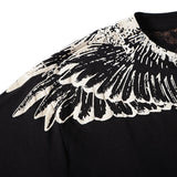 Marcelo Burlon T Shirt MB Imperceptible White Wings Printing Cotton Men and Women Same Style
