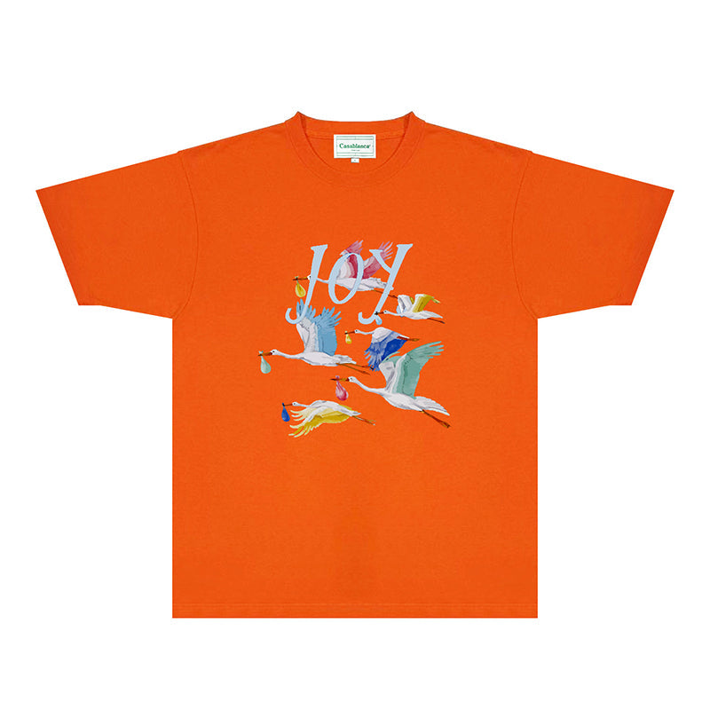 Casablanca T Shirts Fashion Print Street