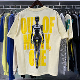 Godspeed t Shirts Technology Robot Printing Cotton Casual Short Sleeve Men and Women