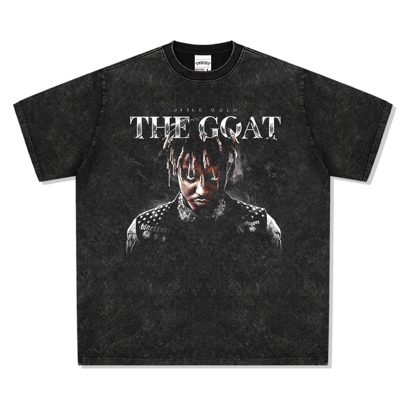 JUICE-WRLD-silver T-shirt