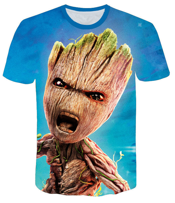 Marvel T Shirt Summer Short Sleeve T-shirt round Neck