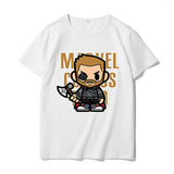 Marvel T Shirt Marvel Co-Branded T-shirt Avengers Half Sleeve