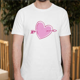 Valentine's Day T-Shirts Couple Love Print Sweet Style