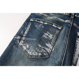 Purple Brand Jeans Pure Cotton High Street Trend #9040