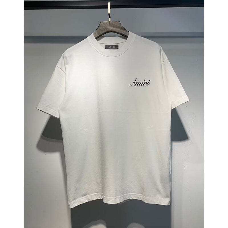 Amiri T Shirts Fashion Print Couple High Street